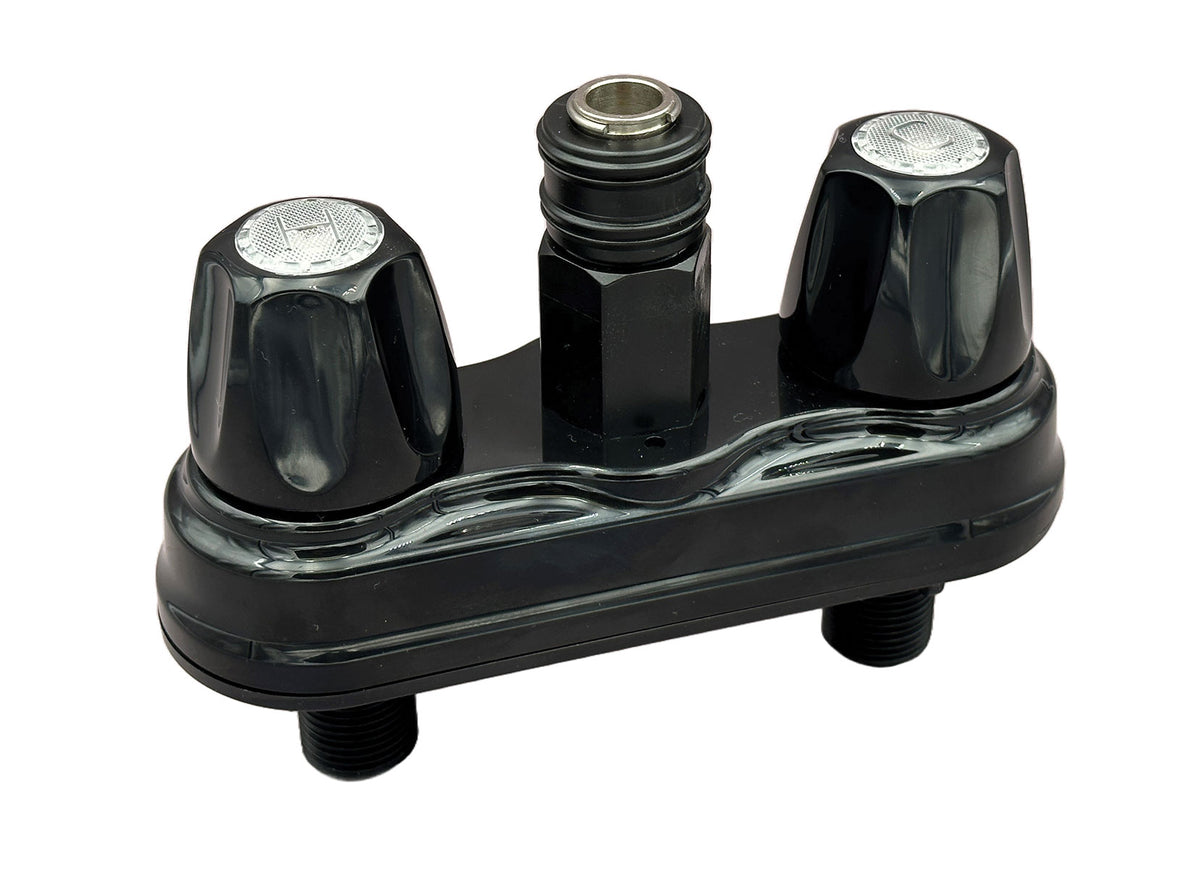 B&B Molders 94140 Faucet, 4" Center W 1/2" Quick