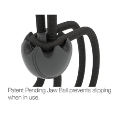 Whitecap Industries JB-030716B Jaw Bungee Black Premium Shock Cord W/1" Ball (3/Bag)