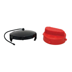 Valterra T1020-3VP Universal Drain Hose Bayonet Drip Cap Set - Red, Carded