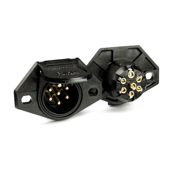 Grote 82-2145 Heavy Duty 7-Pole Socket with Enclosed Terminals