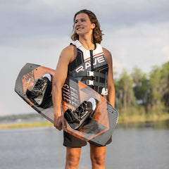 RAVE Sports 02979 Freestyle Wakeboard and Bindings Package - Orange