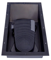 Extreme Max 3005.3874 Universal Recessed Trolling Motor Foot-Control Tray