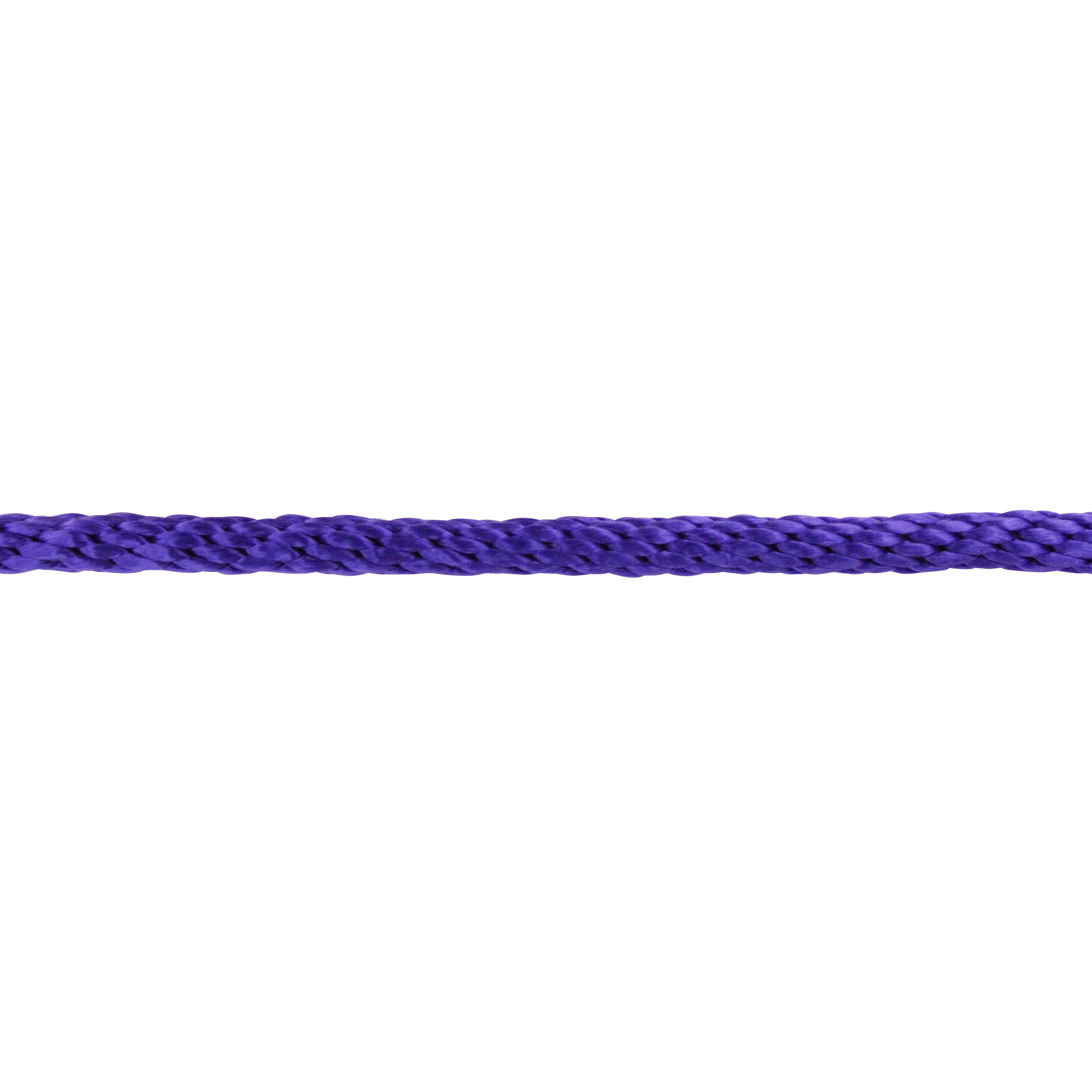 Extreme Max 3008.0244 Solid Braid MFP Utility Rope - 1/4" x 25', Purple