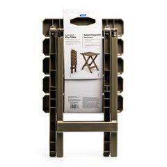 Camco 51883 Small Adirondack Folding Table - Champagne