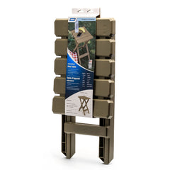 Camco 51883 Small Adirondack Folding Table - Champagne