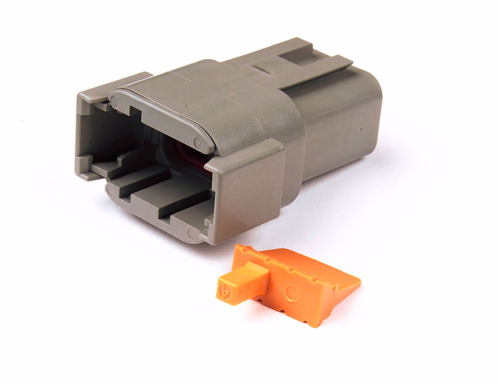 Grote 84-2493 Deutsch DTM Series Housing and Wedgelocks - 8-Way Male Receptacle