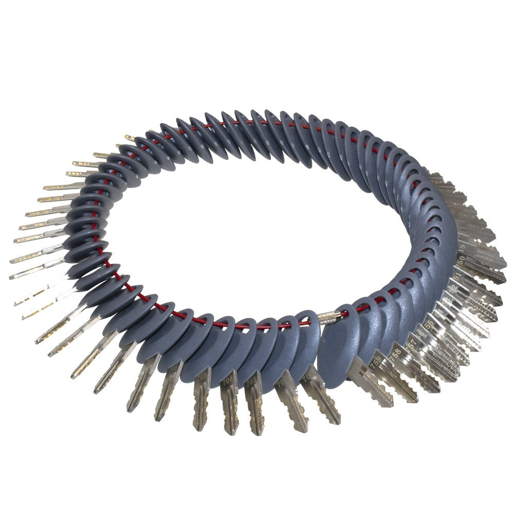 Creative Products Group KEY-RVRING700 Service Key Ring Set - Bauer Key Codes 701-760