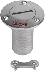 Whitecap 6123C Stainless Steel Gas Hose Deck Fill with Key - 90°, 1-1/2" Hose