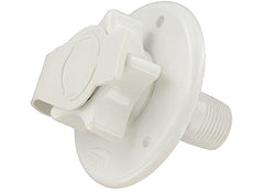VALTERRA A01-0168 WATER INLET 23/4IN PLASTIC FLANGE MPT WHITE BULK