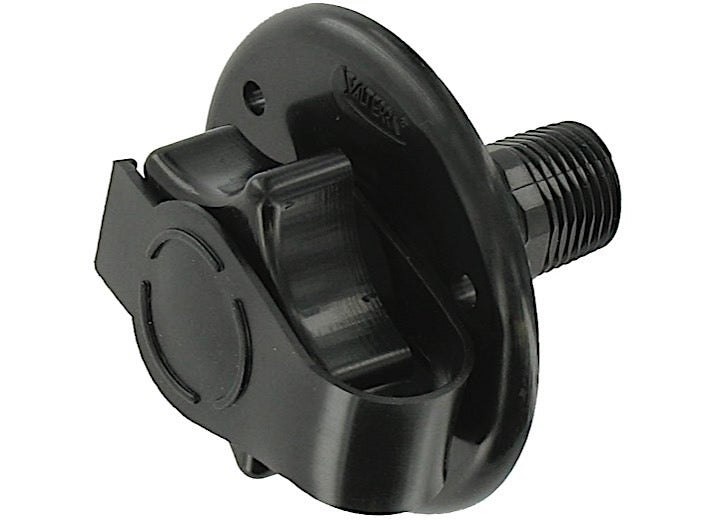 VALTERRA A01-0168BK WATER INLET 23/4IN PLASTIC FLANGE MPT BLACK BULK