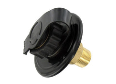 VALTERRA A01-0169LF WATER INLET 23/4IN PLASTIC FLANGE BLACK LEADFREE BULK