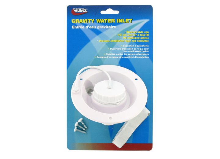 VALTERRA A01-2003VP GRAVITY WATER INLET WHITE CARDED