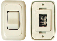 VALTERRA DG3101VP SINGLE CONTOUR ON/OFF SWITCH WITH BASE AND PLATE WHITE