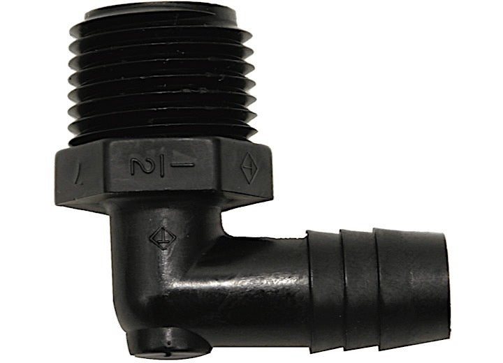 VALTERRA RF846 ELBOW MALE ADAPTER 90° 1/2IN MPT X 1/2IN BARB