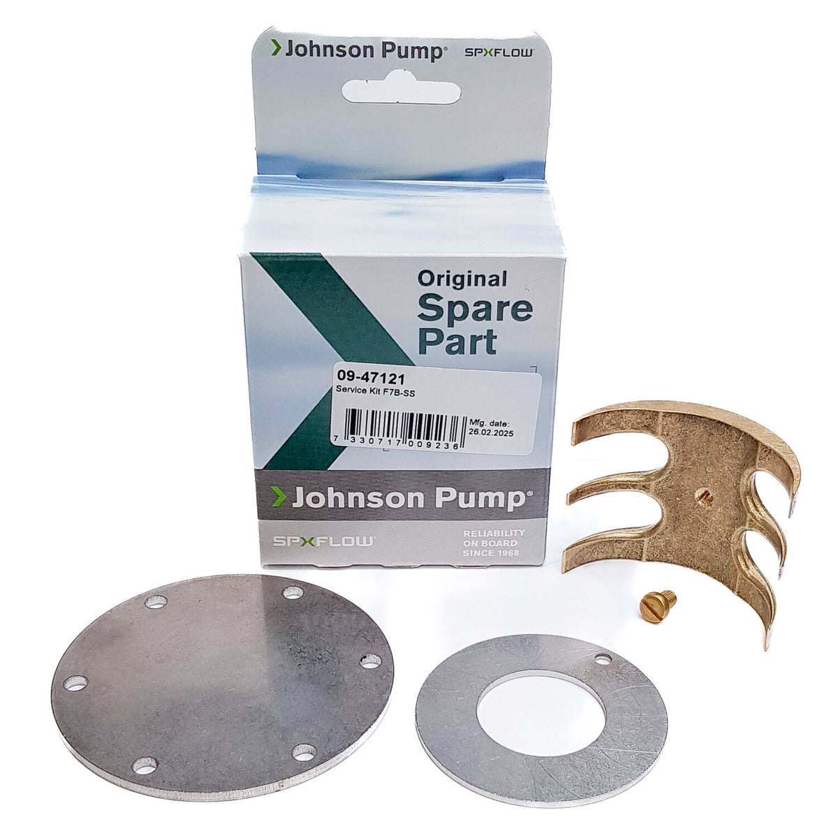 Johnson Pump 09-47121 Wear Kit F7 SS for John Deere (10-13599)