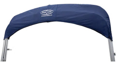 Lippert 2020000301 SureShade Power Bimini - Clear Anodized Frame with Navy Fabric