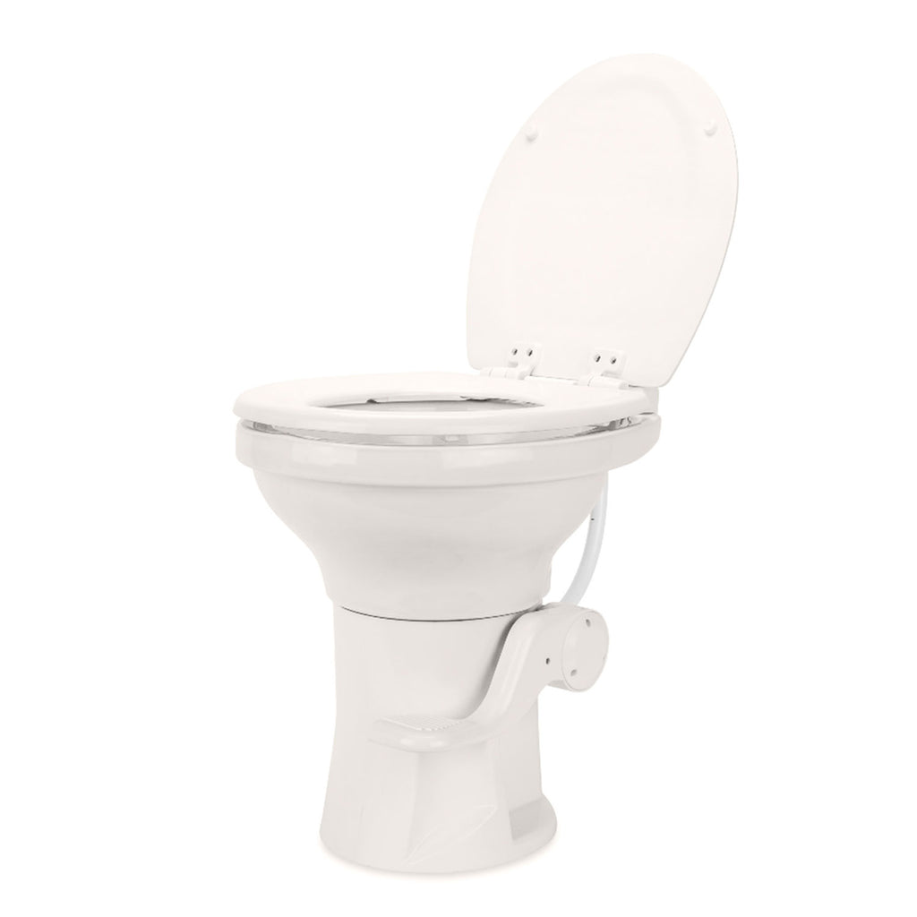Camco 41715 Premium Ceramic RV Toilet with Ergonomic Design - Bone ...