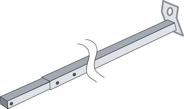 Tie Down Engineering 48609 Xi2 Lateral Strut 5' for 99" I Beam