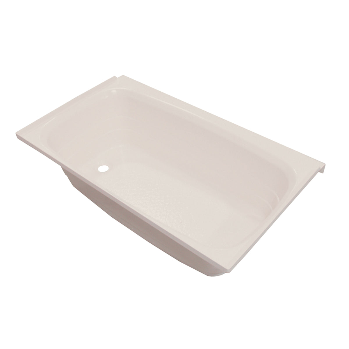 Better Bath 209372 ABS RV Full Tub, Parchment - LH Drain, 24" x 36"