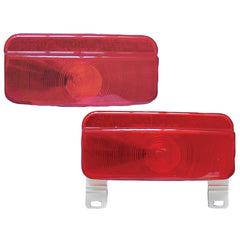 Fasteners Unlimited 003-81 Command Electronics Surface Mount 12 Volt Taillight - White Base, Packaged CMD-003-81