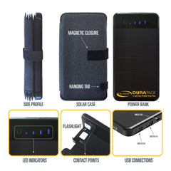 Go Power! GP-DURAPACK-8W DuraPack Portable Solar Battery Pack