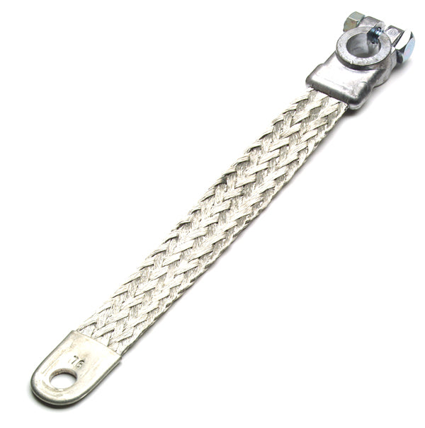 Grote 84-9464 Braided Ground Strap - 24" Clamp to Lug