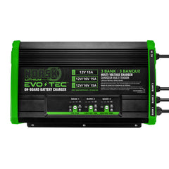Norsk NCAC33503 EVO-TEC 12V+12V/16V+12V/16V 3 Bank Selectable On-Board Charger