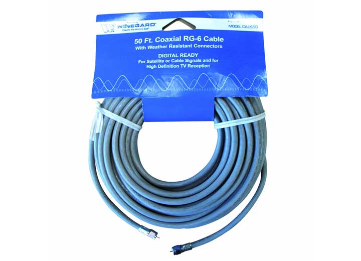 WINEGARD CX-0650 50FOOT WEATHERPROOF RG6 COAXIAL CABLE