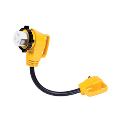 Camco 55582 18" Locking 90-Deg 30M/50F Rv Adapter