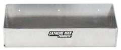 Extreme Max 5001.6071 Aluminum Aerosol Storage Shelf Organizer for Enclosed Race Trailer, Shop, Garage, Storage - Silver