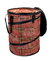 Camco 53489 Life is Better at the Campsite Pop-Up Utility Container - 18" x 24", Red Plaid