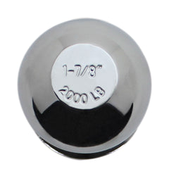 Quick Products QP-HB3001 1-7/8" Chrome Hitch Ball - 3/4" Diameter x 2" Long Shank - 2,000 lbs.