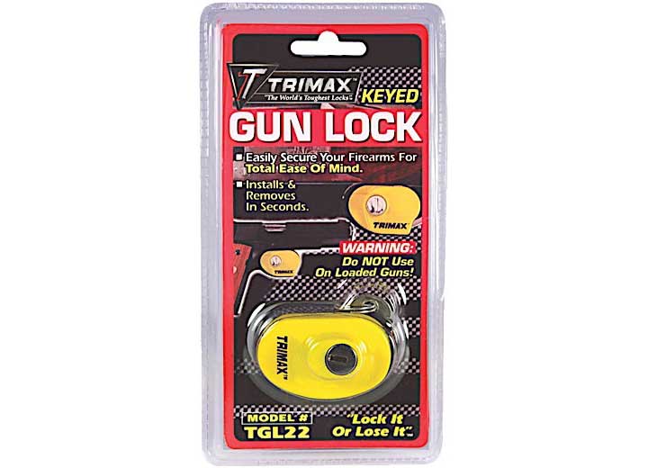 TRIMAX TGL22 TRIMAX MAX SECURITY KEYED GUN LOCK SINGLE PACK