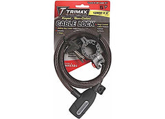 TRIMAX TNKC126 HIGH SECURITY CABLE LOCK W/ QUICK RELEASE BRACKET 6
