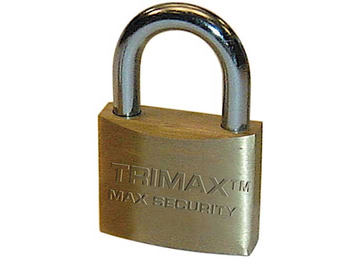 TRIMAX TPB1125 MARINE GRADE LOCKING SOLID BRASS BODY W/ HARDENED 11/8IN X 5/16IN SHACKLE