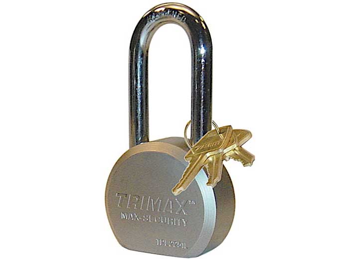 TRIMAX TPL2251L HARDENED 64MM SOLID STEEL PADLOCK 225X 11MM DI