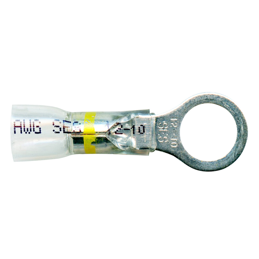 Grote 84-4513 Heat Shrinkable Ring Terminal - Crystal Clear, 12-10 Gauge, 3/8"