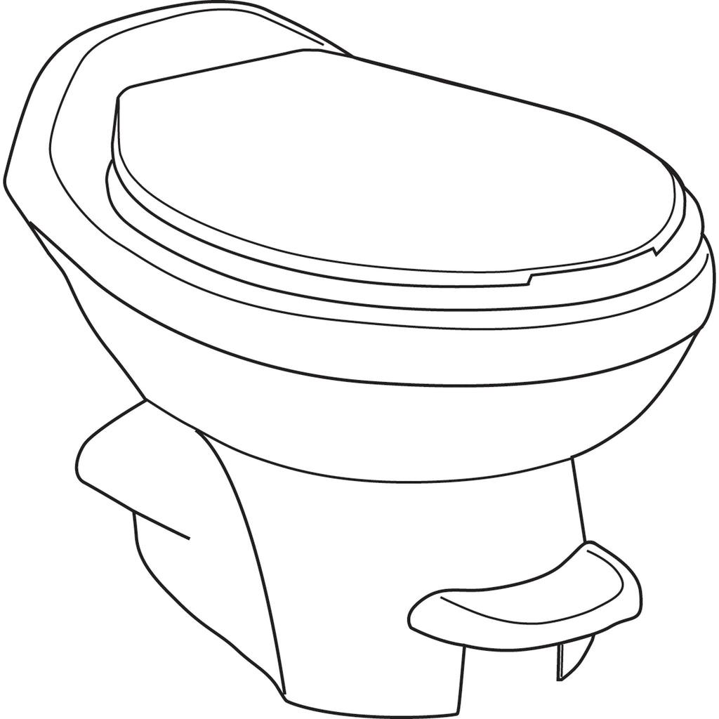Thetford 34433 Aqua-Magic Style Plus Toilet - Low, White – RVe Parts