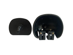 Milenco MIL-3100 Aero Blind Spot Mirror - Black, Each