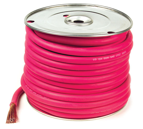 Grote 82-6721 Battery Cable - Red, 2/0 Gauge, 25' Spool