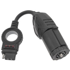 Pollak 7WB-116QCV 7-Blade Ergonomic Vehicle to 4-Way Flat Trailer Adapter with LED Tester