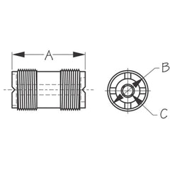 Sea-Dog 329950-1 UHF Double Female Standard Connector