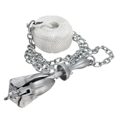Extreme Max 3006.6705 BoatTector Complete Grapnel Anchor Kit for Small Boats, Jon Boats, Flat Bottoms, Inflatable Boats, etc. - 5.5 lbs.