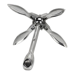 Extreme Max 3006.6675 BoatTector Stainless Steel Folding/Grapnel Anchor - 3.5 lbs.