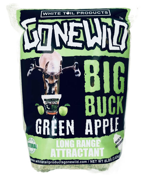 Whitetail Products Gone Wild 6138 Big Buck Attractant Green Apple -  8 lbs.