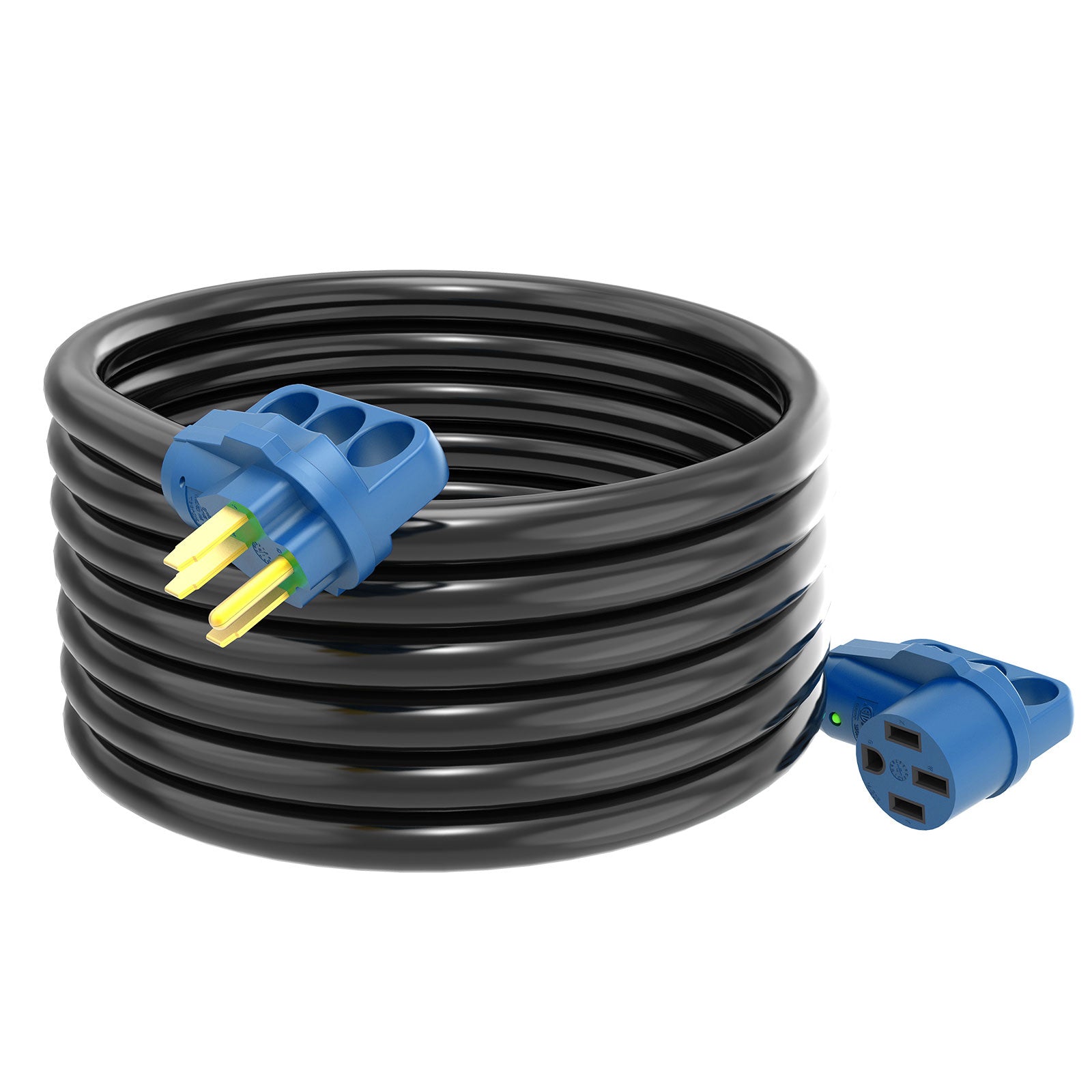 230v Rv Cord MAKERZ 230-D-1 50A RV Cord with Lights - 25', NEMA 14-50P to NEMA 14 ...