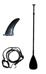 Rave Sports 02725 10'8" Bamboo Soft Top with Paddle and Leg Leash