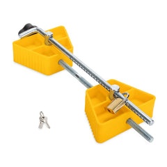 Camco 44653 Small RV Wheel Stop with Lock