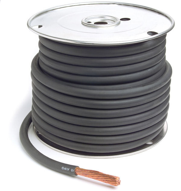 Grote 82-5712 Battery Cable - Black, 4 Gauge, 100' Spool
