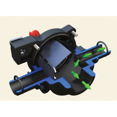 Flow-Rite MV-04-FN01 V4 Three-Position Select Valve Fill/Empty/Recirc - Barbed, Front Non-PEF